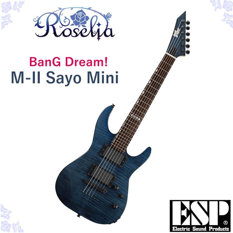 BanG Dream! M-II Sayo Mini ≪バンドリ！ ミニギター 氷川紗夜 モデル