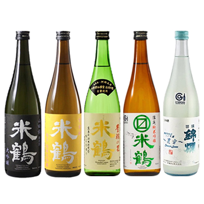 大人気☆ 日本酒ガチャ 各720ml×2本セット 米鶴 錦爛 辯天 本醸造 吟醸