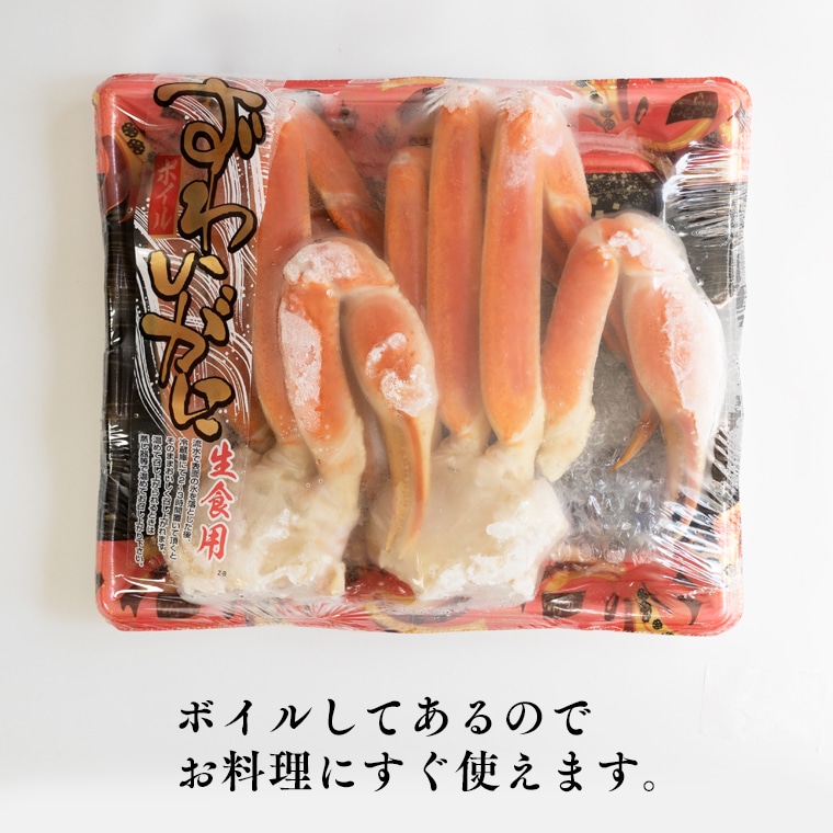 ボイル 本ずわいがに 2肩 500g × 1 カジマ ずわい蟹 ズワイガニ