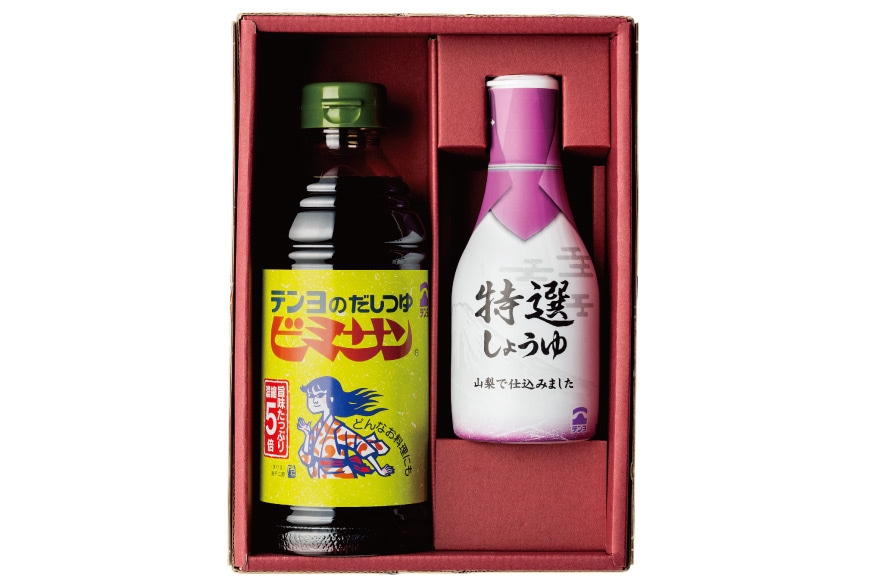 調味料 テンヨ お試し 2種セット 特選しょうゆ & だしつゆビミサン