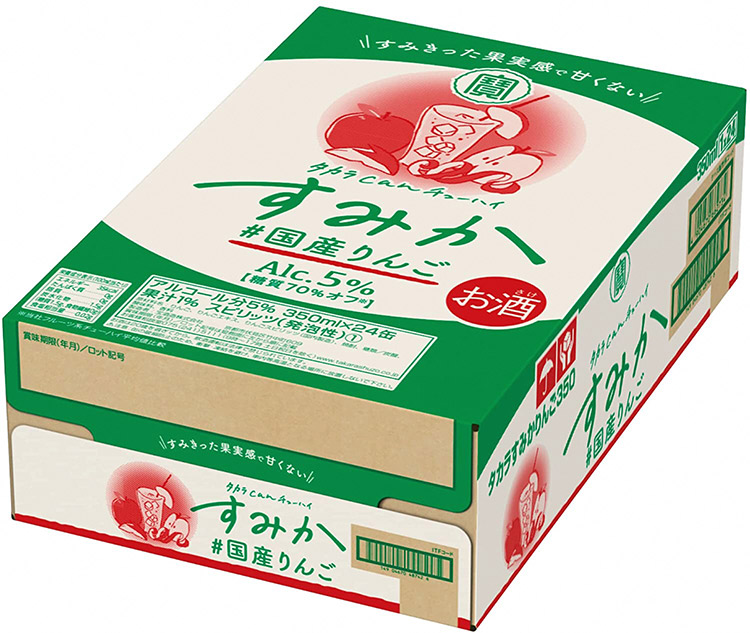 食品 送料＆加工料込 タカラCANチューハイ すみか ＃国産りんご 350ml×24本 E9obayTq5h - www.cyd.com.gt