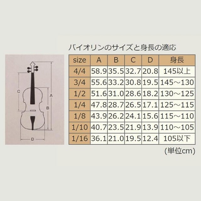 スズキ 分数バイオリン 1/10サイズ - 弦楽器