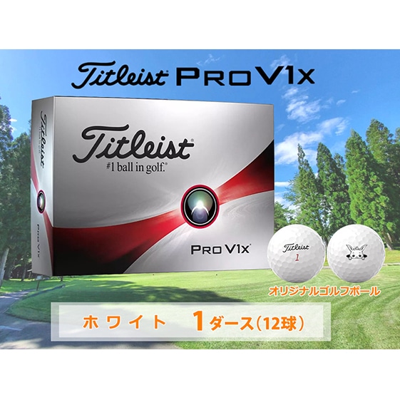 ゴルフボール タイトリスト 1ダース プロV1X ホワイト ゴルフ用品