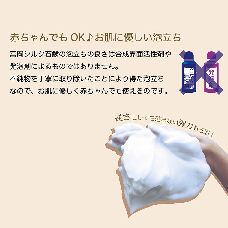絹工房 富岡シルク石鹸 レギュラーサイズ 80g 通販
