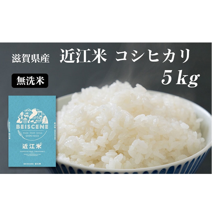 令和4年産滋賀県豊郷町産 近江米 コシヒカリ 無洗米 5kg: 滋賀県豊郷町