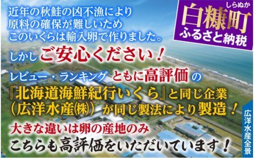 ふるさと納税 いくら醤油漬（鮭卵）【800g(200g×2×2)】_K027-0760