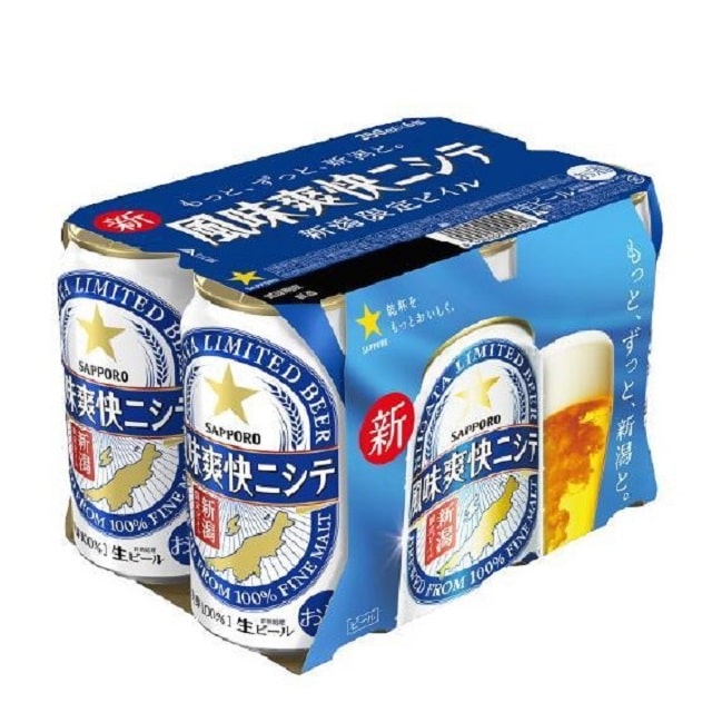 新潟限定ビイル 風味爽快ニシテ（サッポロ） 350ml×24本: 新潟県｜JRE MALLふるさと納税