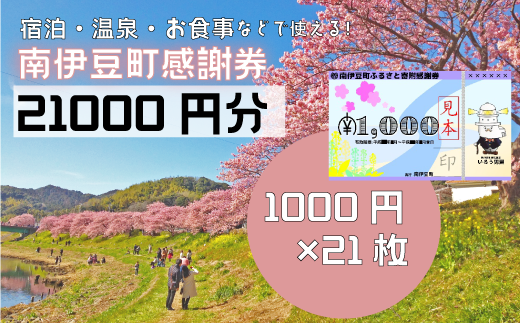 南伊豆町ふるさと寄附感謝券21枚: 静岡県南伊豆町｜JRE MALLふるさと納税