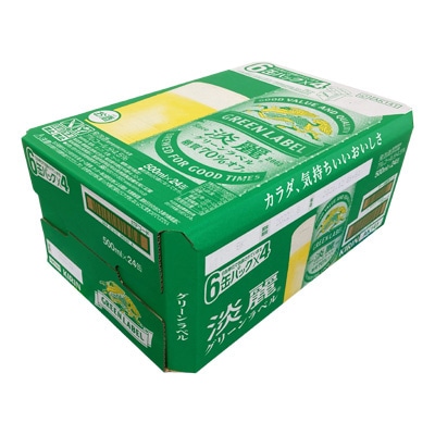 キリン福岡工場産 淡麗グリーンラベル 500ml缶×24本【1232944】: 福岡