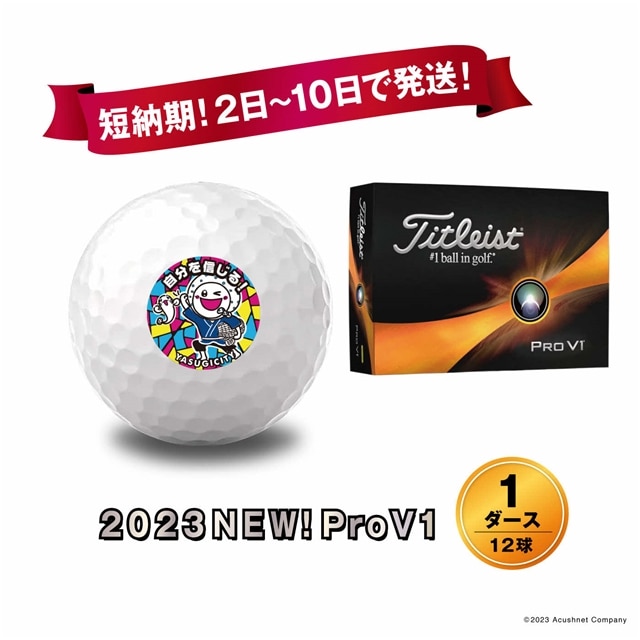 最短2日発送】 ゴルフボール （タイトリスト Pro V1） 1ダース （2023