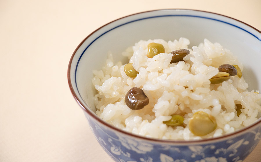 荘内藩セット（麦きり・だだちゃ豆ごはんの素・漬物3種）: 山形県鶴岡