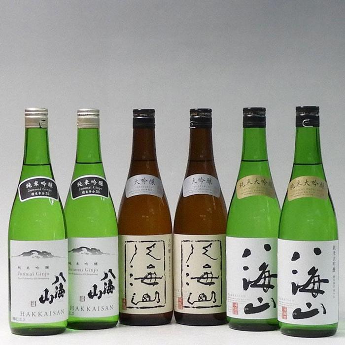 日本酒 八海山 純米吟醸・大吟醸・純米大吟醸 720ml×6本セット: 新潟県