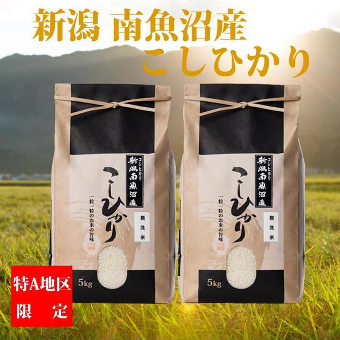 令和4年産】【厳選】南魚沼産コシヒカリ(無洗米5kg×2袋): 新潟県南魚沼