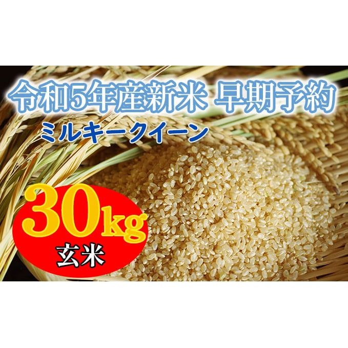 ☆　☆　30kg　ミルキークイーン　玄米