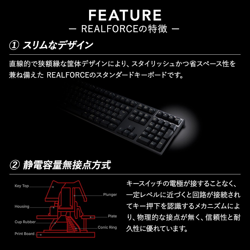 東プレ REALFORCE R3S 有線 静電容量無接点方式キーボード（型式