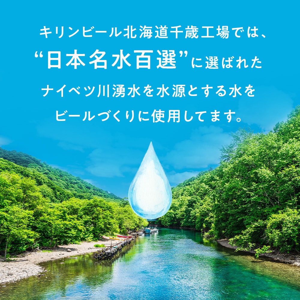 定期便3ヶ月】キリン一番搾り生ビール＜北海道千歳工場産＞350ml 2