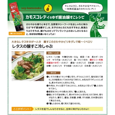 A4193 新感覚調味料「醸すこ（KAMOSCO・カモスコ）60ml」2種類×3本