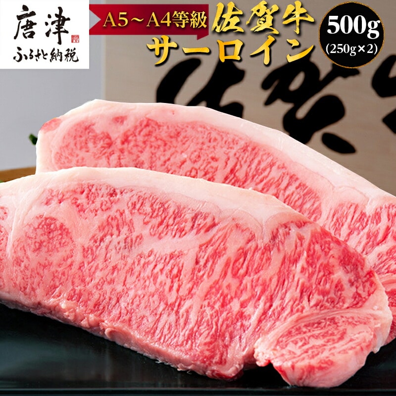 佐賀牛 サーロインステーキ250g×2枚(合計500g) 和牛 ご褒美に ギフト用