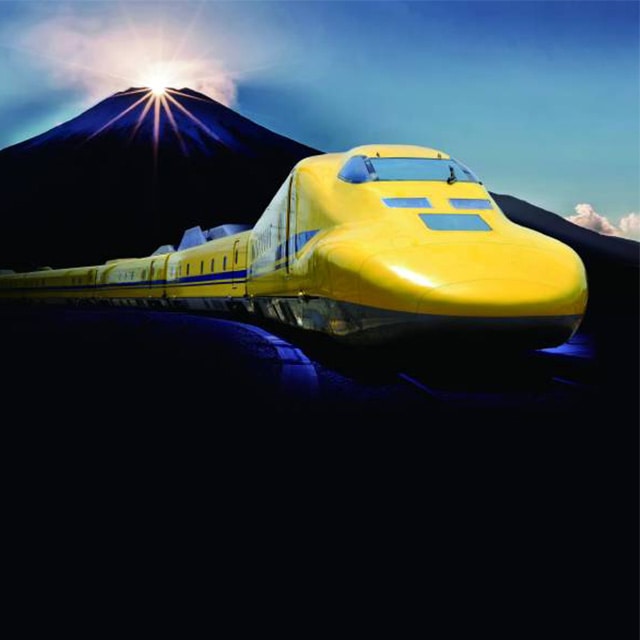 幸せの黄色い新幹線×日本伝統工芸 923形ドクターイエロー京友禅 高級 