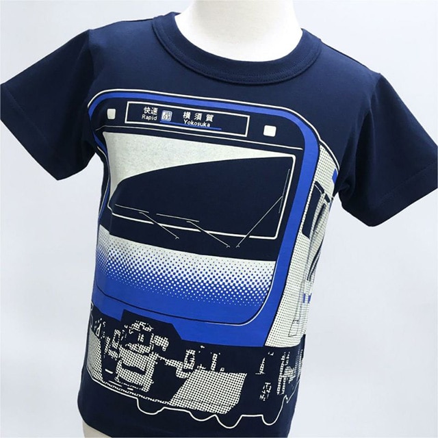 半袖Tシャツ・横須賀線×OJICO 4Aサイズ（90~100cm） ネイビー(4A 