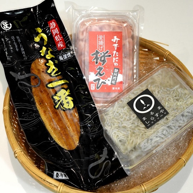 静岡】駿河湾産 釜揚げしらす 桜えび 鰻の蒲焼セット 送料無料【JAPAN SELECT 2022】: お取り寄せきっぷ｜JRE MALL