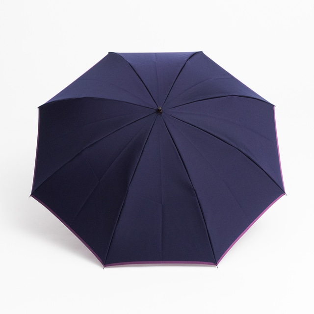 日本橋小宮商店 かさね 折傘 ５５×８ ネイビーパープル: 大人の良彩