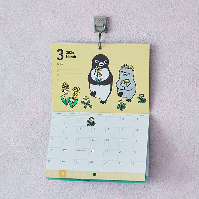 Suica's Penguin 壁かけカレンダー・2024: オレンジページ shop｜JRE MALL