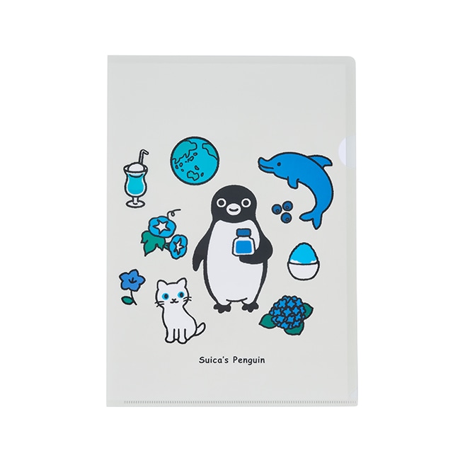 Suicaのペンギン A4クリアファイル（青と緑）: オレンジページ shop｜JRE MALL