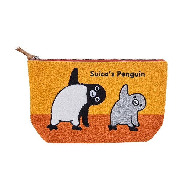 Suicaのペンギン サガラ刺繍ポーチ・ヨガのポーズ: オレンジページ 