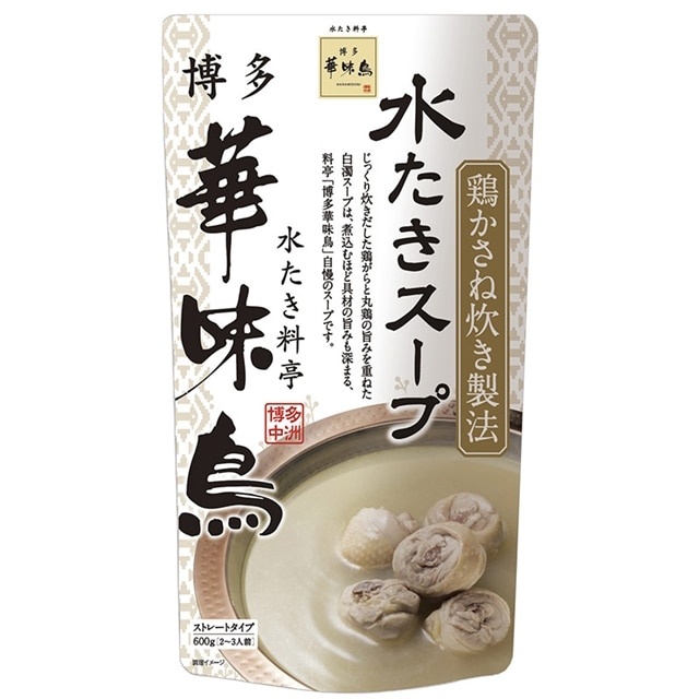 12袋セット]博多華味鳥 水たきスープ 600g（1袋2～3人前） 1袋400円 送料無料 華味鳥 水炊き 鍋 鍋スープ: SAVE  FUN（セイブファン）｜JRE MALL