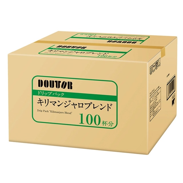 計100杯分／1杯あたり28円]ドトールコーヒー ドリップパック キリマンジャロブレンド 100P 送料無料 ドリップ ドリップコーヒー: SAVE  FUN（セイブファン）｜JRE MALL