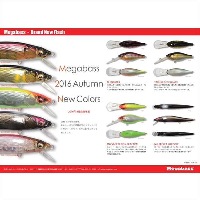 megabass Flap Slap 9個セット www.krzysztofbialy.com