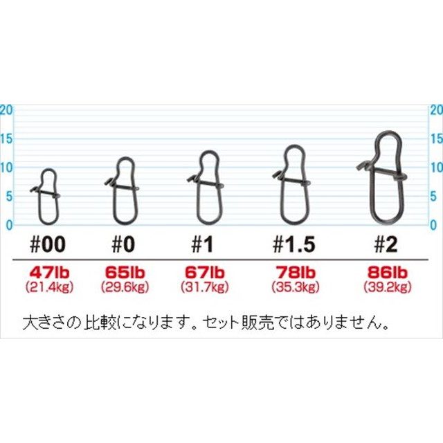 オーナー・カルティバ スナップ・リング P-38 剛力スナップ #00: 釣具のキャスティング JRE MALL店｜JRE MALL