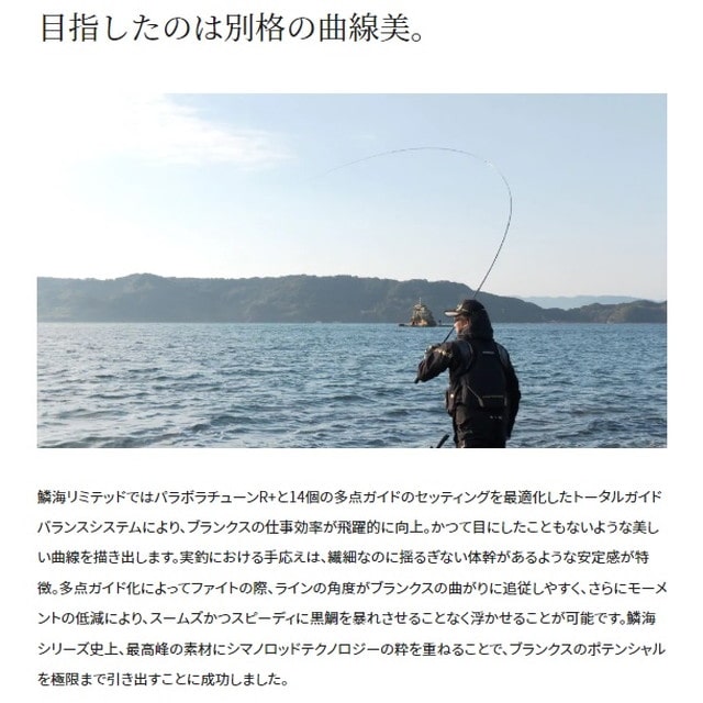 シマノ 磯竿 鱗海リミテッド 0-530(振出 5ピース): 釣具の
