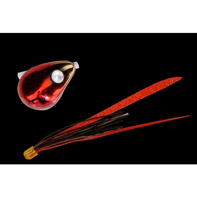 ジャッカル 爆流 鉛式ビンビン玉スライド 160g メタルレッド/レッド