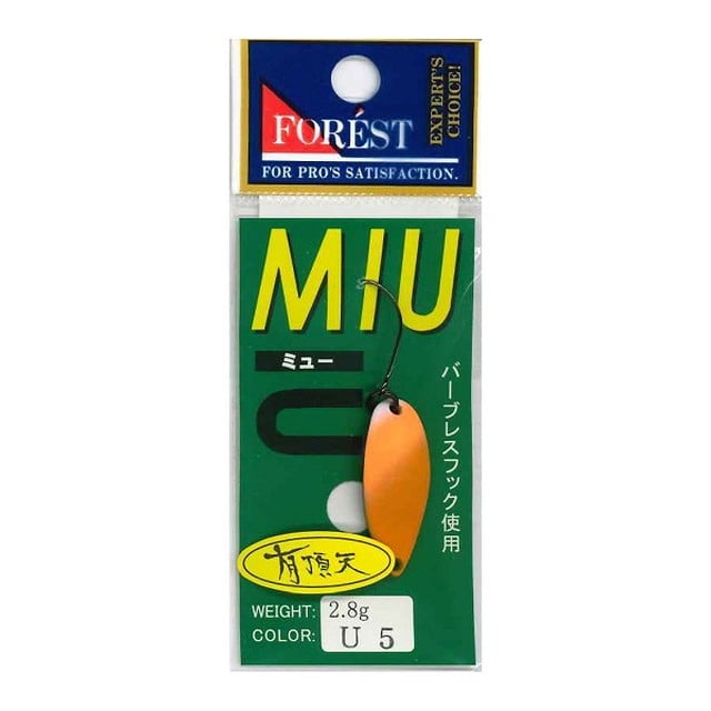 フォレスト MIU(ミュー) 2.8g 有頂天カラー 夕陽: 釣具のキャスティング JRE MALL店｜JRE MALL