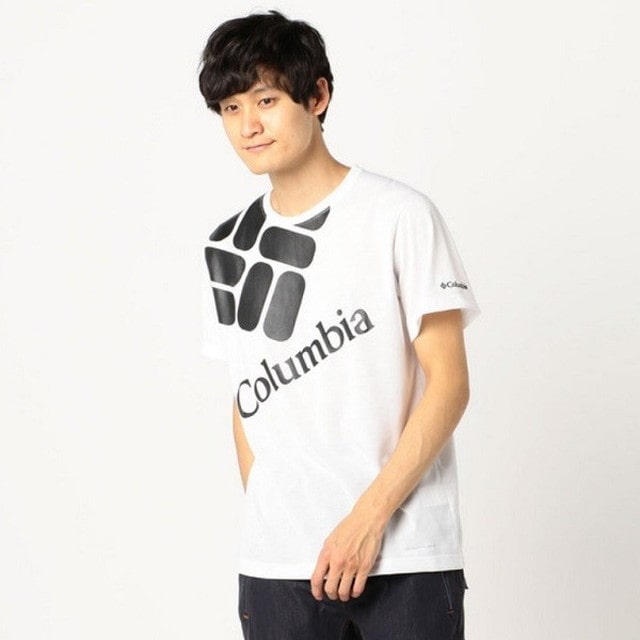 ｺﾛﾝﾋﾞｱ（Columbia) PM1878 20SS ﾛｸｻﾊｯﾁﾊﾟｰｸ ｼｮｰﾄｽﾘｰﾌﾞTｼｬﾂ Mｻｲｽﾞ 100