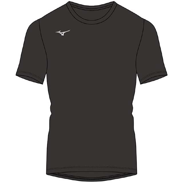 ミズノ Tシャツ 大人用 MIZUNO 32MA0125(M 09：ブラック): JR東日本