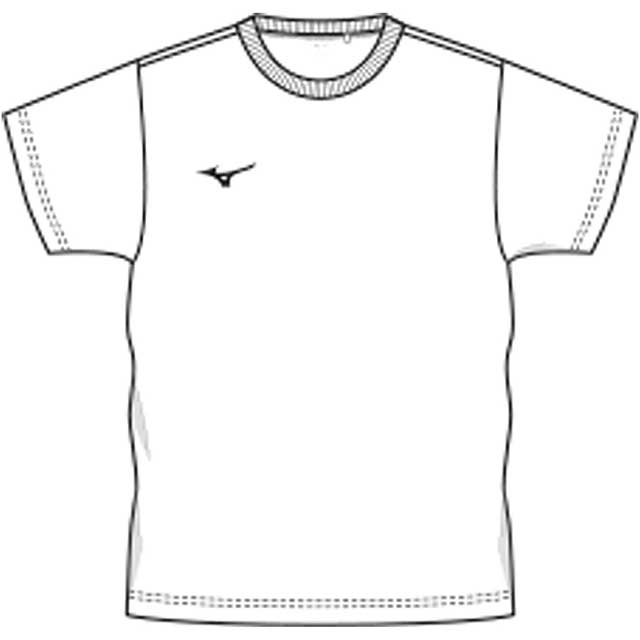 ミズノ ナビドライTシャツ(半袖・丸首・メンズ) 大人用 Tシャツ MIZUNO 32MA1190(M 01：ホワイト×ブラック):  JR東日本スポーツ｜JRE MALL