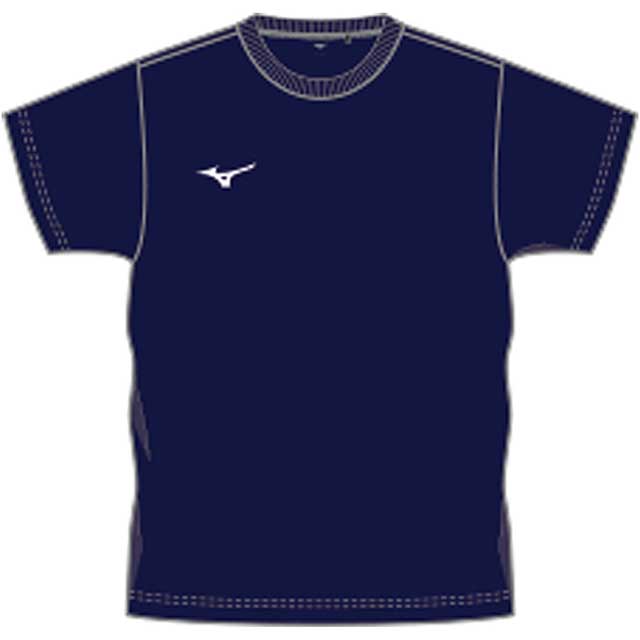 ミズノ ナビドライTシャツ(半袖・丸首・メンズ) 大人用 Tシャツ MIZUNO 32MA1190(M 14：ドレスネイビー×ホワイト):  JR東日本スポーツ | JRE POINTが「貯まる」「使える」JRE MALL