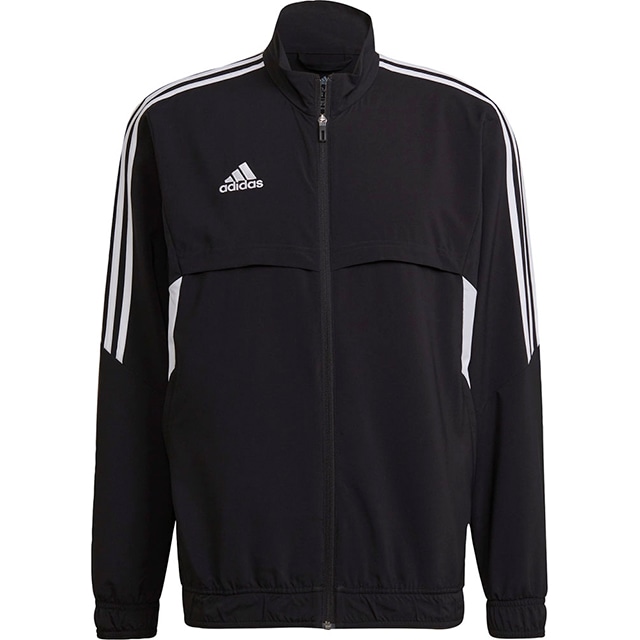 アディダス CONDIVO22 プレゼンテーションジャケット サッカー ウインドウェア adidas KMG10(M  H21276：ブラック×ホワイト): JR東日本スポーツ｜JRE MALL