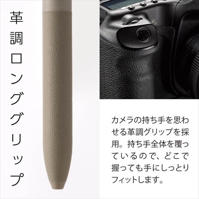 ぺんてる カルム 2色+S 多機能ボールペン 0.5mm カーキ軸: 暮らしと