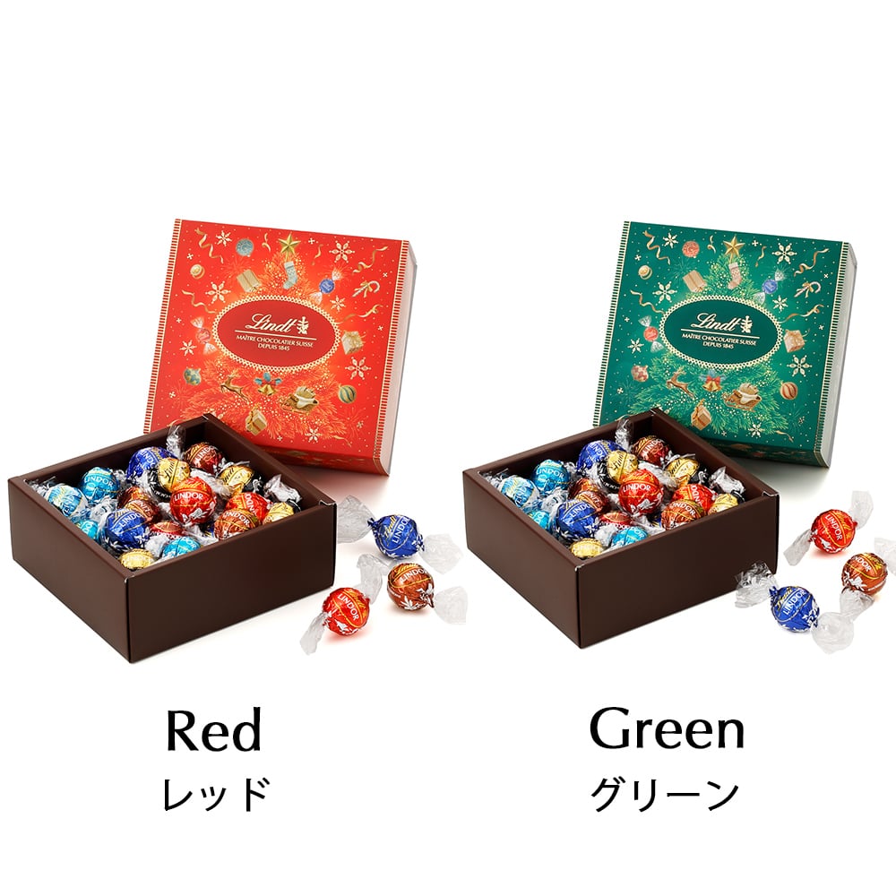 リンツ クリスマス 【公式】リンツ Lindt チョコレート リンドール クラシックギフトボックス 20個入 レッド ショッピングバッグS付: リンツチョコレート  Lindt｜JRE MALL