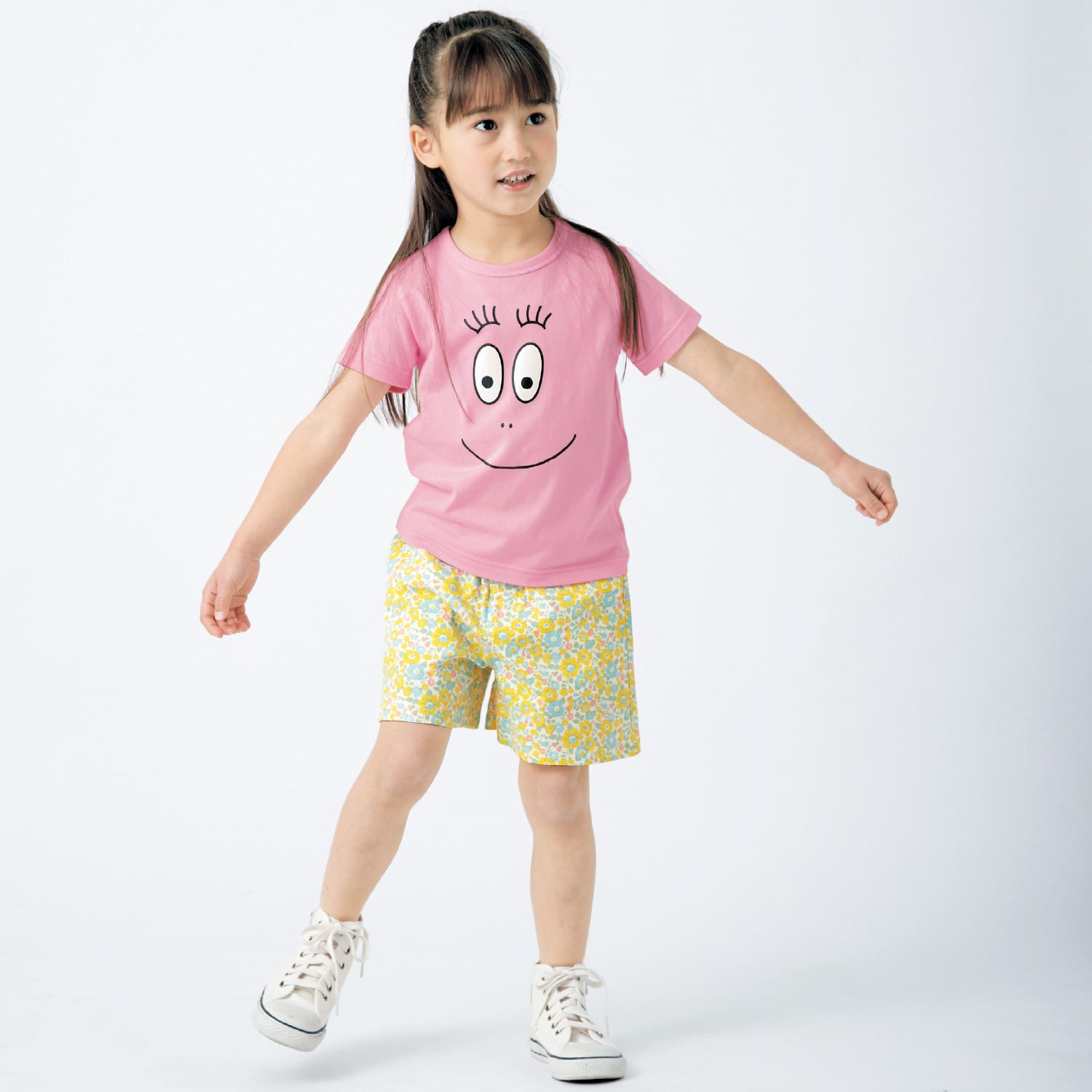 ベルメゾン フェイスプリント子供Ｔシャツ バーバベル 100(100