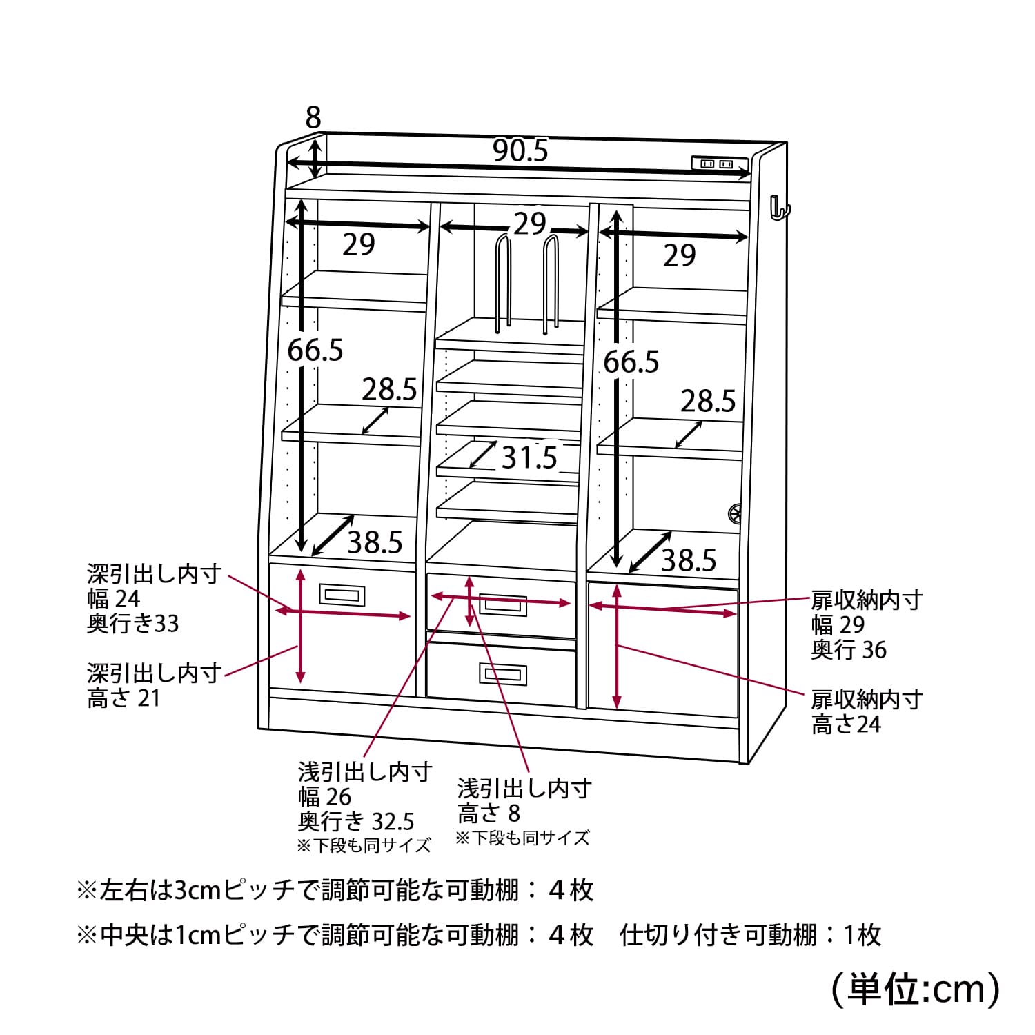 ベルメゾン 学校用品丸ごと収納ラック D／95(D／95 -): ベルメゾン JRE