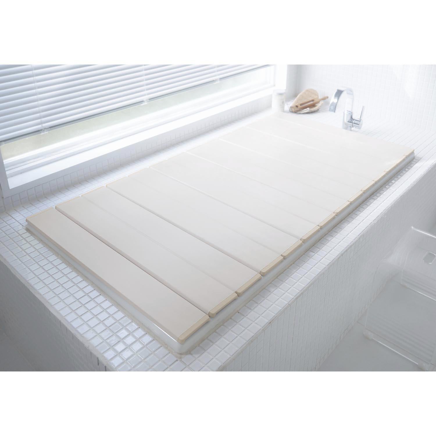 ベルメゾン Ag抗菌折りたたみ風呂ふた［日本製］ ホワイト 約80×139cm