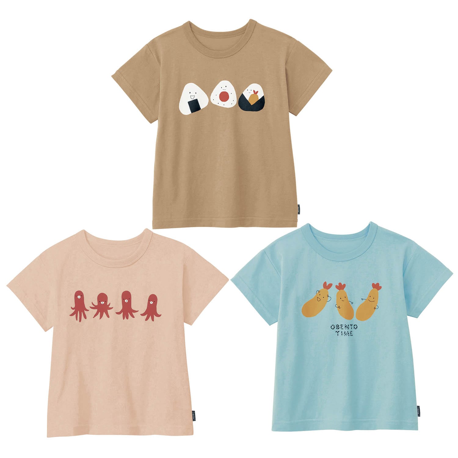 ベルメゾン GITA 薄くて涼しい半袖Ｔシャツ3枚セット ベージュ＆ソフト