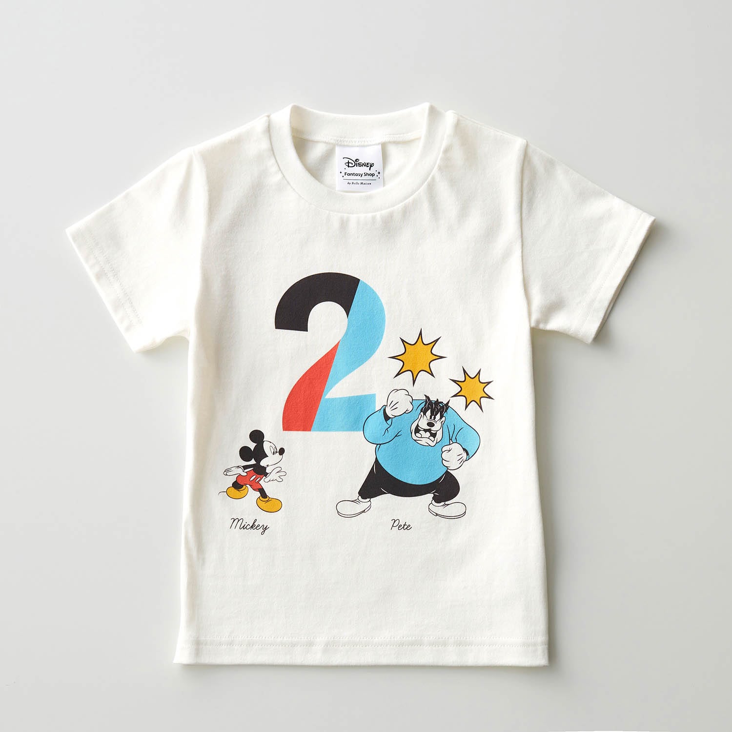 ベルメゾン ディズニー キッズナンバーTシャツ（選べるキャラクター