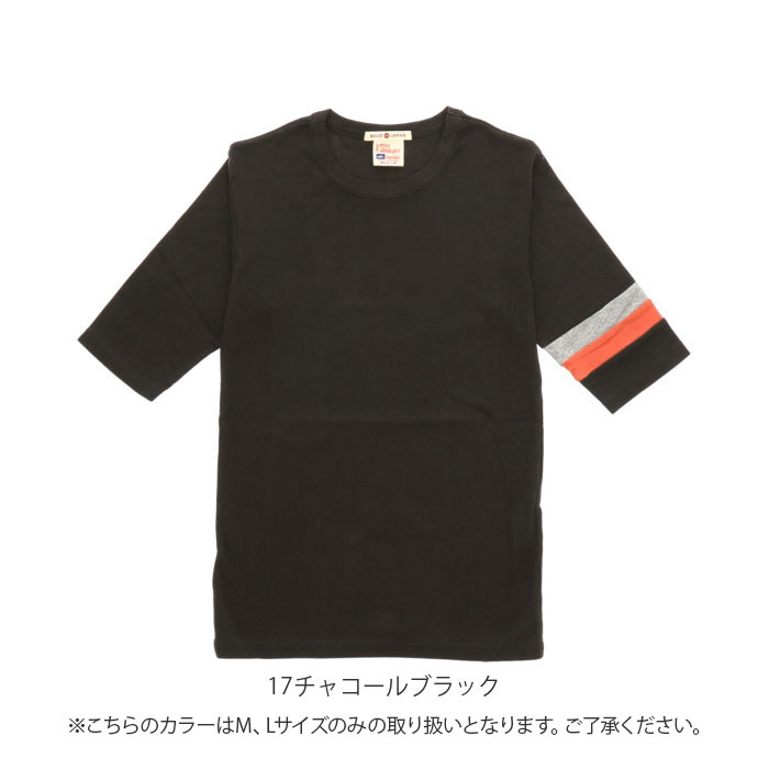 クルーネックTシャツ　M ブラック　グレー　5