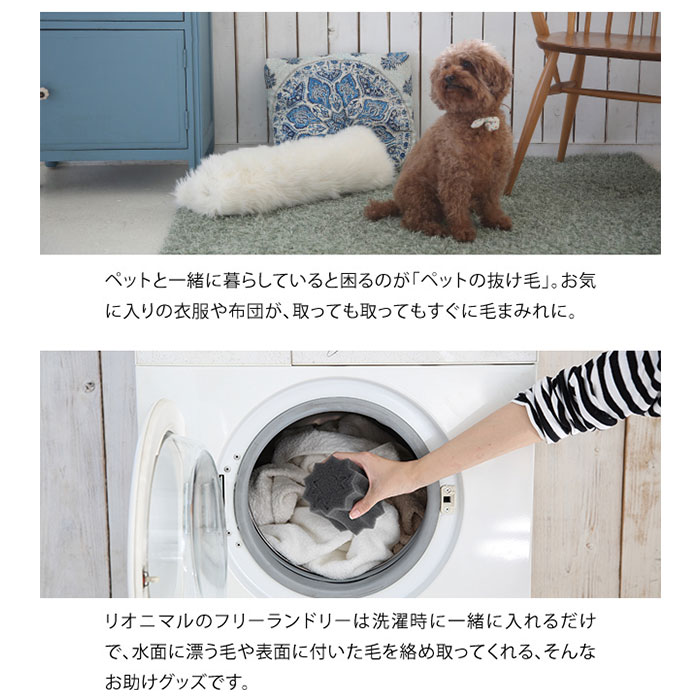 リオニマル フリーランドリー プロ 2個入り 通販 ランドリースポンジ 日本製 毛取り ペット 犬 イヌ 猫 ネコ 抜け毛対策 ゴミ取りスポンジ ペットの毛対策 洗濯機に入れるだけ 簡単 洗濯グッズ Aisocial アイソシアル 洗濯ボール 洗濯用品 2個入り Backyard Family